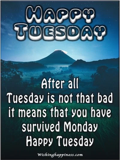 Happy Tuesday Image - After All