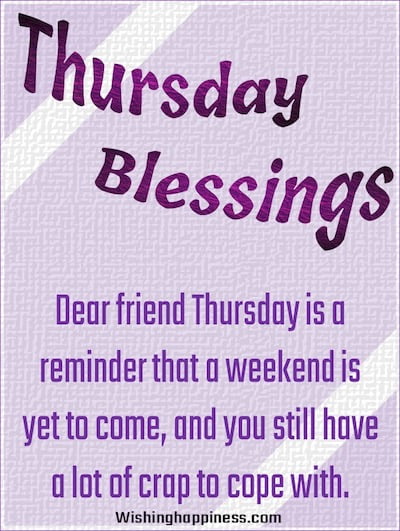 Thursday Blessings Four