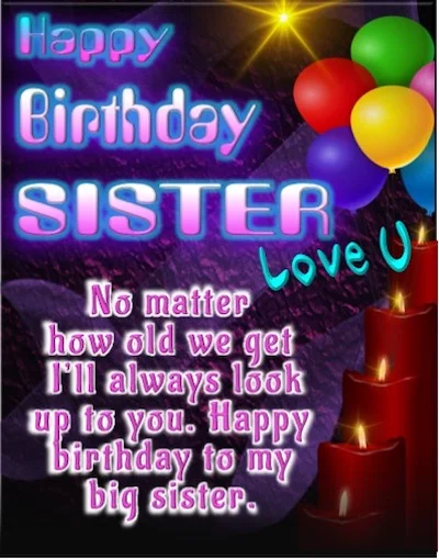 Older But Also Wiser - Happy Birthday My Sister Images